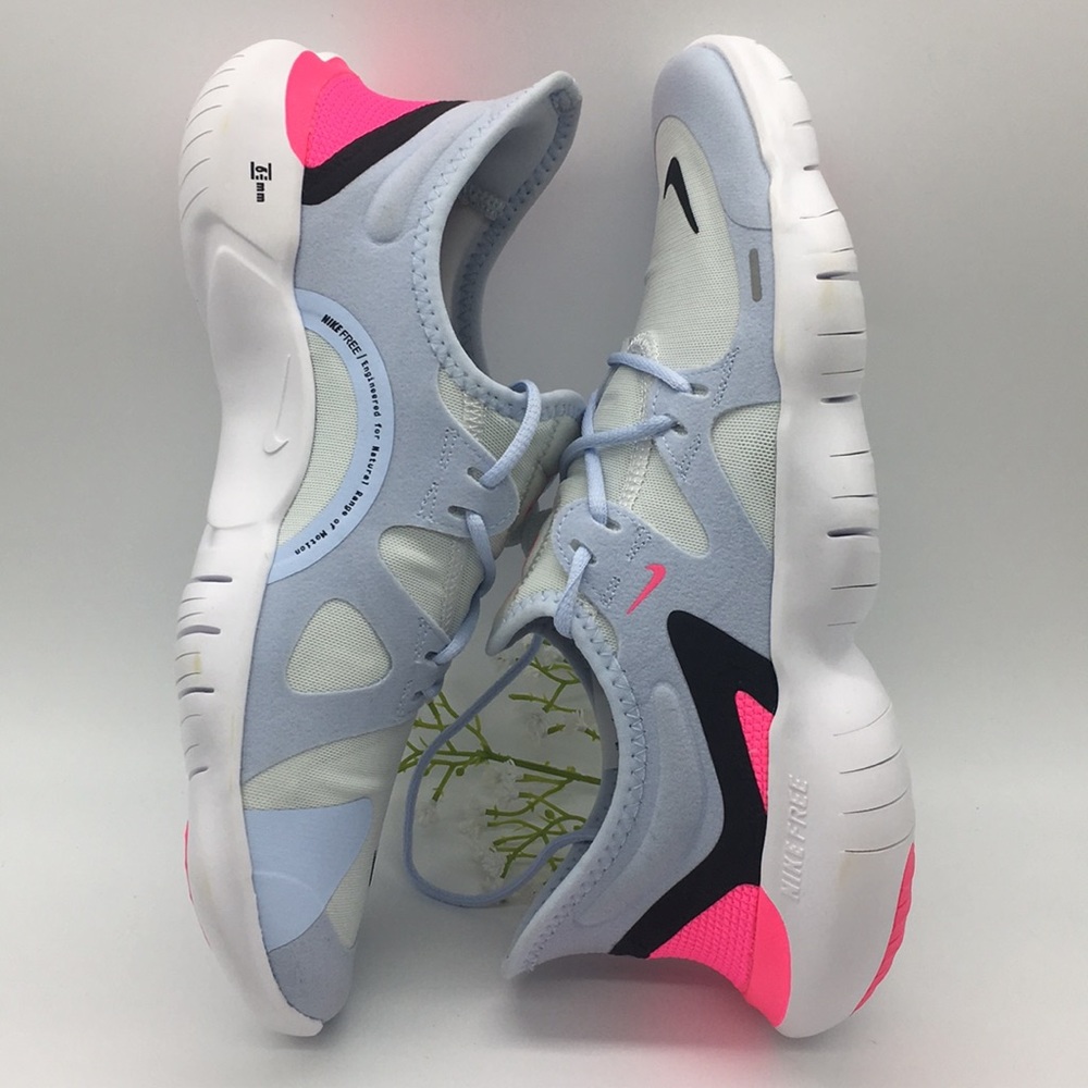 WMNS NIKE FREE RN 5.0 white/black-half blue - Picture 4 of 8